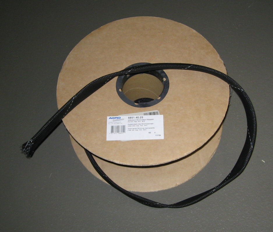 Braided cable sleeving polyamide (large/25mm)